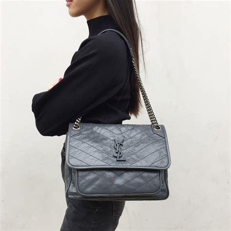 ysl college bag vs niki|YSL niki bag size guide.